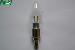 3014 dimmable LED Candle bulb