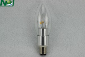 B15(SBC) Dimmable LED Candle bulb COB version