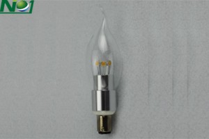 COB-B15-LED Flame tip bulb Dimmable version