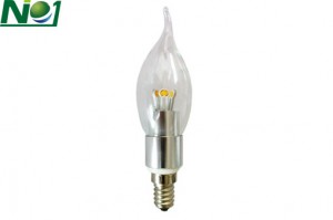 E14 LED Flame tip Dimmable COB version