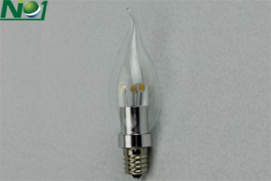 COB-E17-LED Flame tip bulb