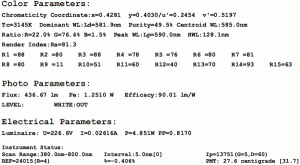 Test report of a19 led bulb-2