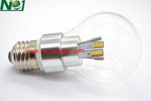 a19 led bulb with 360degree lighting
