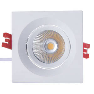 Square LED downlight 8W SHARP COB-1
